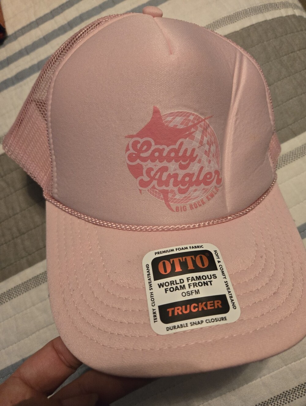 OTTO Pink Lady Angler Trucker Hat (KWLA)